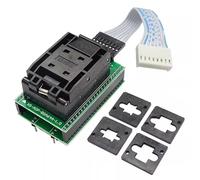 Xinsheinelry Electronic Programmer Adapter Wire Burning Socket BGA64P-1.0 BGA64 PC48 Soldering Heat Resistant Test Burn Socket Programmer Adapter