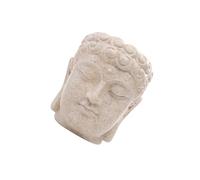 Xinsheinelry Fioriera in resina a forma di testa di Buddha, contenitore per piante grasse, per interni ed esterni, decorazione da giardino e piante grasse