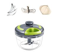Xinsheinelry Frantoio manuale per aglio multiuso strumento da cucina ABS e costruzione in metallo a mano accessorio da cucina efficiente tritacarne portatile