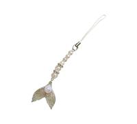 Xinsheinelry Grazioso ciondolo a forma di sirena, robusto cinturino per telefono in acrilico, facile da usare, accessorio decorativo alla moda