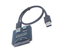 Xinsheinelry Il cavo da SAS29Pin a USB 3.0 consente l'accesso senza controller RAID Compatibile con SFF 8482HDD 12V Power Need adattatori SASdisk esterni