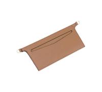 Xinsheinelry Inserto organizer per portafoglio pochette, borsa a busta con tasca interna con occhiello, nessuna busta a catena, Marrone