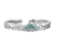Xinsheinelry Love Impegno Coppia Anelli Montagna Mare Design e Misura Regolabile Finger Accessorio Gioielli Simbolo Anelli, One Size, come descritto, come descritto