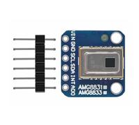 Xinsheinelry Modulo sensori termocamera AMG8833 Sensore termocamera Rivelatore Modulo Telecamera 8x8 Scheda Array per Temperatura Elettronica