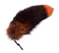 Xinsheinelry Portachiavi a forma di coda unica con ciondolo grande portachiavi per auto, coda morbida, ornamento per chiave e borsa