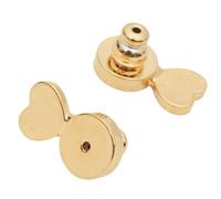Xinsheinelry Sollevatori per orecchini, 1 paio di orecchini placcati oro, accessori per gioielli per orecchini pesanti e orecchie cadenti, orecchini regolabili, Medio, come descritto, come descritto
