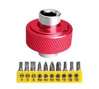 Xinsheinelry Strumento portatile ergonomico in miniatura a cricchetto con modifiche rapide punte gialle Durabilità Costruzione in acciaio al carbonio Strumento manuale di riparazione auto