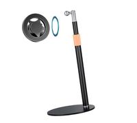 Xinsheinelry Supporto per telefono da tavolo in metallo di alta qualità con due supporti e lunghezza variabile da 28 cm a 45 cm per una comoda posizione di visualizzazione, supporto regolabile per