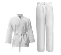 Xinsheinelry Tuta da allenamento per karate, per adulti, per karate, set professionale per taekwondo, uniforme da allenamento per lo sviluppo di tecniche di taekwondo, tuta leggera