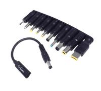 Xinsheinelry USB C To DC5521 Adapter Chargers 10PCS Power Plugs 60W High Output Fast Charging for Laptops Electronics USB C To Fast Charging Cable