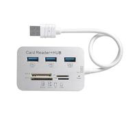 Xinsheinelry USB3.0 Hubs Card Reader Combo SDTF Memory Card Reader USB Disk PC Mouse Adapter Phone Tablet Charging Dock USB Hubs Splitter