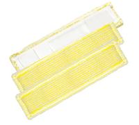 XINSUO 3 Pezzi Pastiglie Per Pulizia Per Vetri Karcher in Microfibra, per Panni per Pulizia Karcher WV1 WV50 WV75 (Giallo)