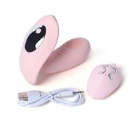 XINTAOSM Vibratore, Adulti erotici, Attrezzature per la mas Vibratori indossabili con Telecomando, vibratori con vibratore for Donna, Punto G, Mutandine Invisibili a Farfalla, Uovo Vibrante(Pink)