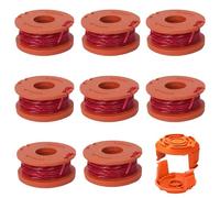 XINTONG Bobina di ricambio per decespugliatore compatibile con Worx 20V WA0004 WA0010 Trimmer, CGT183A CGT18LA1 WG150 WG152 WG153 WG160 WG163 WG180, ricariche di linea per decespugliatore da 0,165 cm