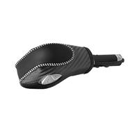 XINWELZ Pomello Leva Cambio Compatibile con Ford per EcoSport 2018-2021 per Escape 2013-2019 Car Styling Carbon Look Pomello del Cambio Adattatore per Cambio Parti Accessori