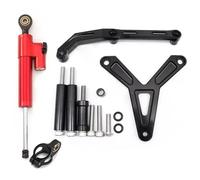 XINWELZ Sterzo Stabilizzatore Moto Compatibile con Yamaha per FJ-09 per MT-09 per Tracer 2021-2023 Staffa Stabilizzatrice Ammortizzatore Sterzo Moto Accessori Stabilizzatore Manubrio(Red)