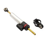 XINWELZ Sterzo Stabilizzatore Moto Compatibile con Yamaha per YZFR6 per R1 2006-2020 Kit di Supporto per Ammortizzatore di Sterzo Stabilizzatore per Moto Accessori Universali(Silver)