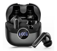 xinwld Auricolari ibridi adattivi con cancellazione attiva del rumore, auricolari wireless 2026, ricarica wireless e ricarica USB rapida, bassi profondi ENC a 6 microfoni, auricolari Bluetooth con 40