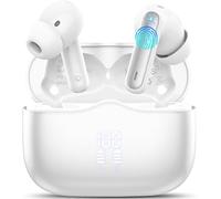 xinwld Cuffie Bluetooth 5.3 Stereo HiFi Con 4 HD Mics, Mini Auricolari Wireless Cancellazione Rumore, 40 Ore di Autonomia, Per Android/iOS, USB-C, IPX7 Impermeabili