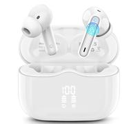 xinwld Cuffie Bluetooth 5.3 Stereo HiFi Con 4 HD Mics, Mini Auricolari Wireless Cancellazione Rumore, 40 Ore di Autonomia, Per Android/iOS, USB-C, IPX7 Impermeabili