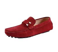 XINXINIO Scarpe da uomo comode per il tempo libero, rosso vivo, 45 EU