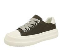 XINXINIO Sneaker leggere da uomo - Scarpe casual traspiranti per tutti i giorni e la città, cachi, 43 EU