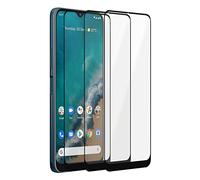XINXUSONG Pellicola protettiva per Nokia G50 5G, antigraffio, durezza H9 a copertura totale, con stampa in vetro temperato nero, 3 pezzi