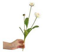 XINXWEN Fiore artificiale di calendula dorata da 38 cm, 3 teste | Piccolo design fresco, naturale e bello for la decorazione quotidiana