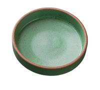 XINXWEN Piatto da immersione for condimento rotondo in ceramica retrò | Piatto piccolo for aromi di soia, aceto, snack e stoviglie da cucina
