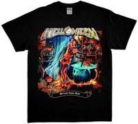 XINYANGDAO Helloween Better Than Raw Heavy Metal Band Men's Black Size L