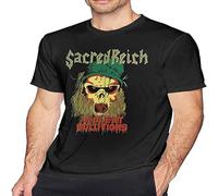 XINYANGDAO Sacred Reich Couple Models Casual Men's Cotton Sport Short Sleeve t-Shirt Size L