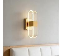 XINYASEE Applique LED da parete interna 12W moderna creativa, regolabile con 3 temperature di colore 3000K/4500K/6000K, illuminazione per camera da letto, soggiorno, corridoio e scale