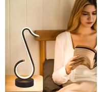 XINYASEE Lampade da tavolo moderne a LED,Lampada da tavolo creativa,Lampada da tavolo dimmerabile a 3 temperature di colore,Lampade da comodino per la camera da letto