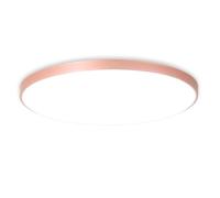 XINYASEE Plafoniera LED moderna e minimalista Tricolore, 3000K bianco caldo, 4000K neutro, 6000K bianco positivo Bagno, camera da letto, cucina, soggiorno, ufficio (37cm40W, rosa)