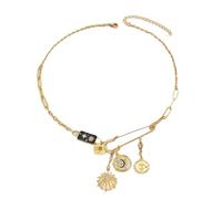XINYIN Collana Cokers Moderni Con Syles Night Syles Sturdy Gioielli In Lega Accessorio Per Strati Per La Stratificata Accessorio Feste.
