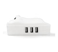 XINYIN Dock adattatore USB in adorabile design animale con porta veloce 3USB2.0 migliora la connessione al lavoro o negli spazi di studio
