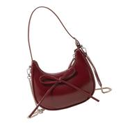 XINYIN Donne Bag PU Leather Azzurra Prazia Trendy Trendy Spalla Shopping Shopping Bows Crossbody Astetica Ascroia PU In Pelle Croce Per Donne Bows Sweet Spalla Asconde Americ