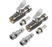 XINYIN Efficiente Chuck Fnpt da 1/4 Pollice con Due Meccanismi Bloccaggio Adatto Calibro del Gonfiore dei Pneumatici