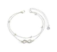 XINYIN Elegante Caviglia In Lega A Strato Con Fascino Del Cuore Farfalla Per Donne Eleganti Vocazione Per La Spiaggia Regali Gioielli A Catena Impermeabile