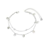 XINYIN Elegante Caviglia In Lega A Strato Con Fascino Del Cuore Farfalla Per Donne Eleganti Vocazione Per La Spiaggia Regali Gioielli A Catena Impermeabile