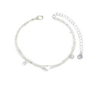 XINYIN Elegante Caviglia In Lega A Strato Con Fascino Del Cuore Farfalla Per Donne Eleganti Vocazione Per La Spiaggia Regali Gioielli A Catena Impermeabile