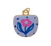 XINYIN Elegante Ciondolo Ovale in Acciaio Inossidabile Dipinto A Mano per Orecchini Collana Gioielli Fatti A Mano Accessori La Lavorazione Ciondoli Gioielli in Acciaio Inossidabile