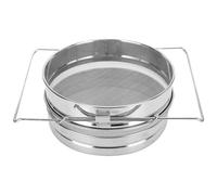 XINYIN Filtro per Mieli in Acciaio Inossidabile A Doppio Strato Resistente Adatto Apicoltura con Braccio Telescopico Regolabile Secchio da 5 Galloni Filtro Attrezzi Apicoltura