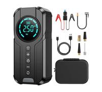 XINYIN Porta per Pneumatici Compressore Portatile 60W Pompe Portatili con Display Digitale per La Batteria A Corda Avviamento della Batteria con