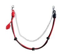 XINYIN Portachiavi In pelle PU Intrecciata Con Ciondolo In Corda Fatto A Mano Accessorio Con Doppia Catena Fatto A Mano Da Donna