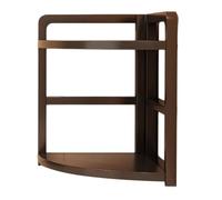 XINYIN Supporto angolare salvaspazio con 2 ripiani da scrivania organizza due librerie in legno e metallo mensola angolare semplice installazione