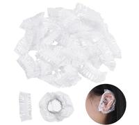 XINYUICEAN 100 tappi per orecchie impermeabili usa e getta, protezioni per le orecchie usa e getta, strumento monouso per tingere i capelli, doccia, paraorecchie da bagno, cappelli da doccia