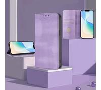 xinyunew Cover Compatibile con iPhone 17 Air, Premium Pelle PU Flip Libro Custodia Antiurto [Protezione Completa] [Slot per Scheda] [Funzione di Supporto],Viola