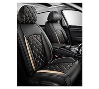 XINYUNFEI Coprisedili Auto Anteriore per Volkswagen T-Cross T-ROC Taigo, Coprisedili Auto Pelle, Set Completo Copri-Sedile Impermeabile, Coprisedile Anteriori 2-Posti(A(Gold))