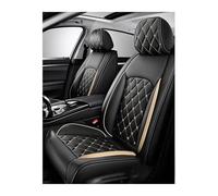 XINYUNFEI Coprisedili Auto Pelle per Jeep Grand Cherokee WK2 2011-2024, Set completo Copri-sedile Impermeabile Coprisedile Anteriori Posteriori Copri Sedili 5-Posti(Gold)